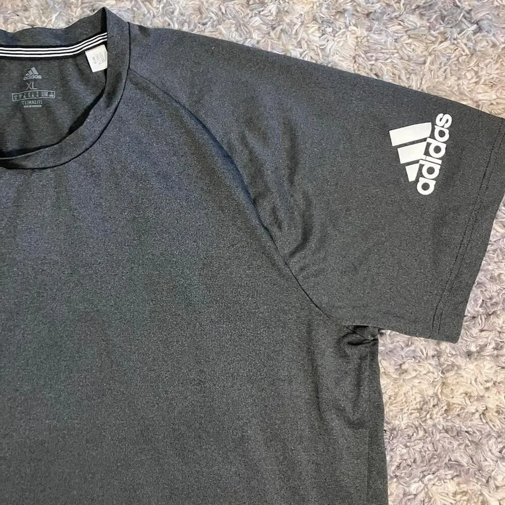 Adidas Climalite Charcoal Grey Crewneck‎ activewear T-shirt